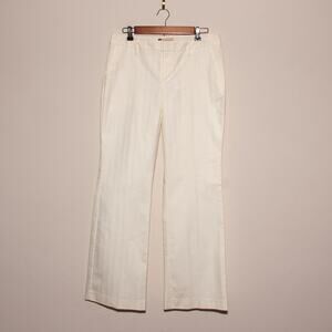 Gap Ivory Straight Fit Pants Size 8 Reg 32" inseam